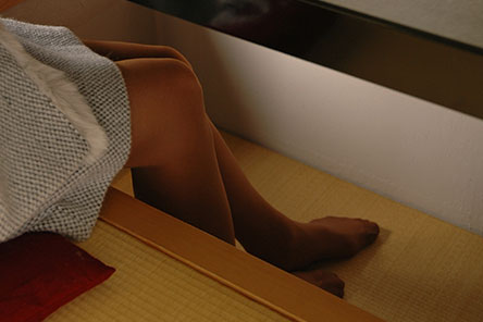 A sunken kotatsu