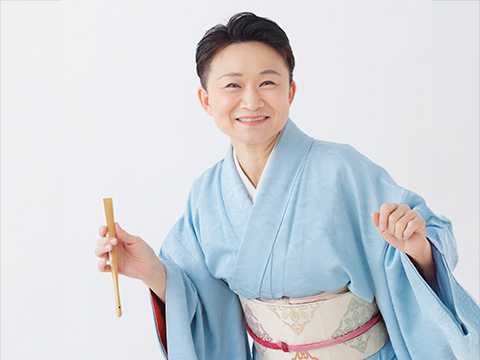 柳亭こみち師匠による落語パフォーマンス