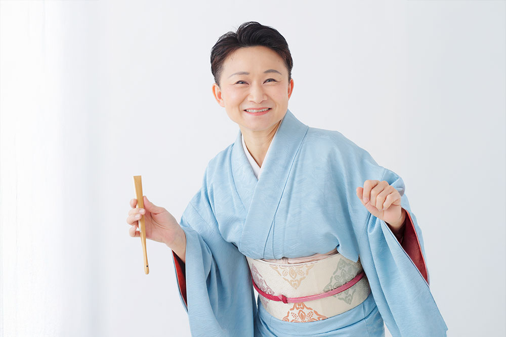 柳亭こみち師匠による落語パフォーマンス