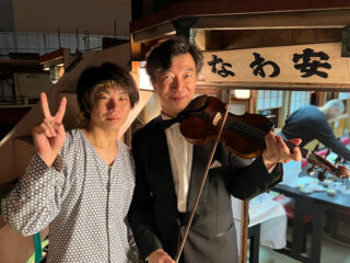 貸切屋形船×JAZZバイオリンで祝うBirthday Party［2025年5月］