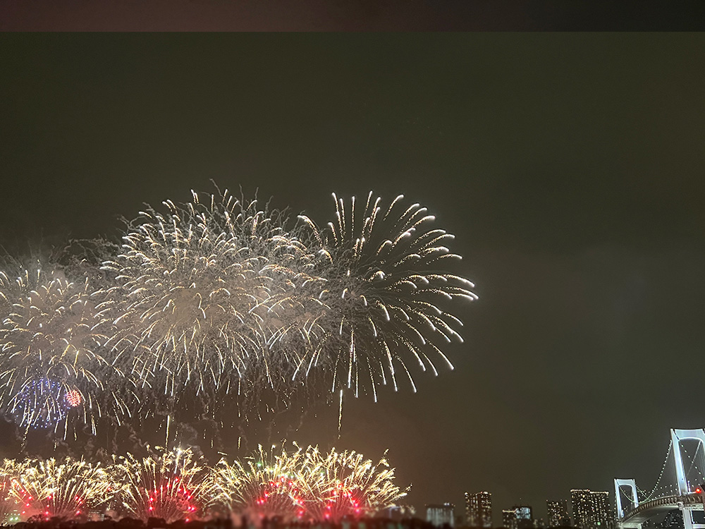 お台場花火イベント2025画像