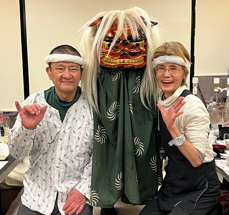 海外ゲストに人気！獅子舞パフォーマンス画像